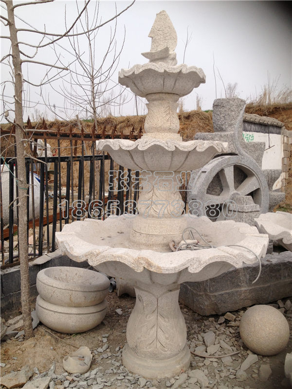 石雕噴泉