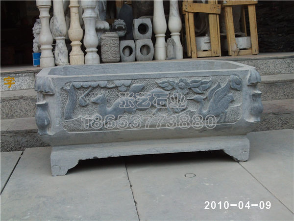 青石石雕花缸廠家