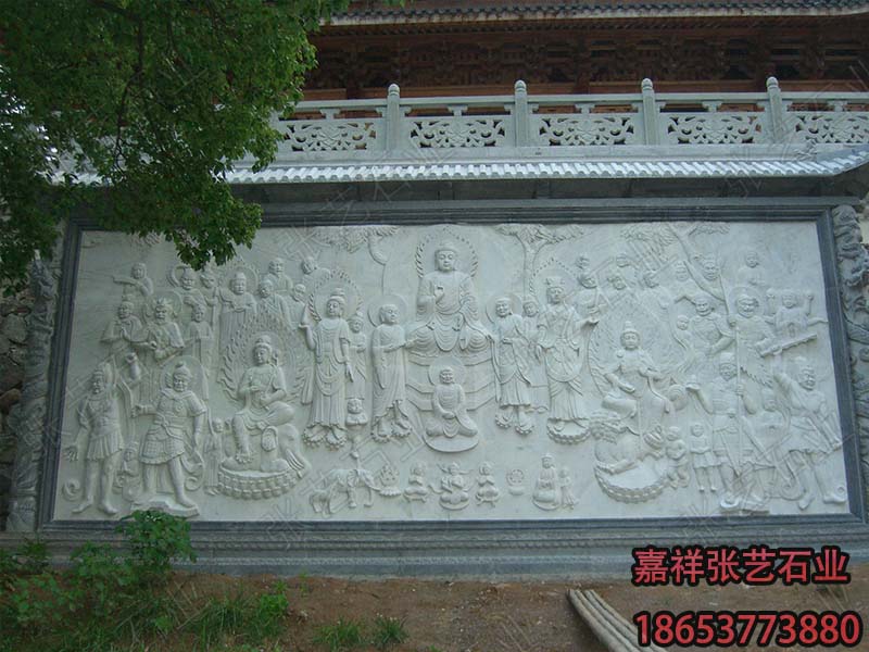 石雕壁畫廠家-石雕照壁