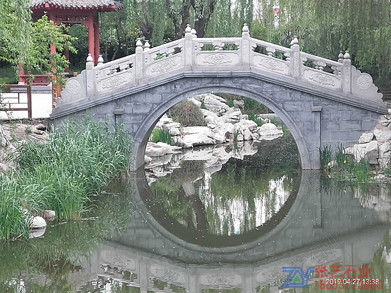 芝麻白橋梁石護欄-石欄桿