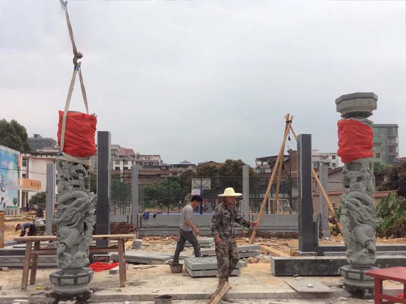 寺廟及家祠中的石龍柱龍頭的方向有什么講究