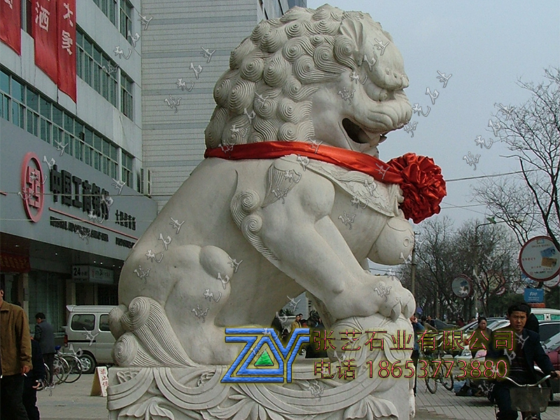 宗祠門口擺件石獅子 石獅子廠家