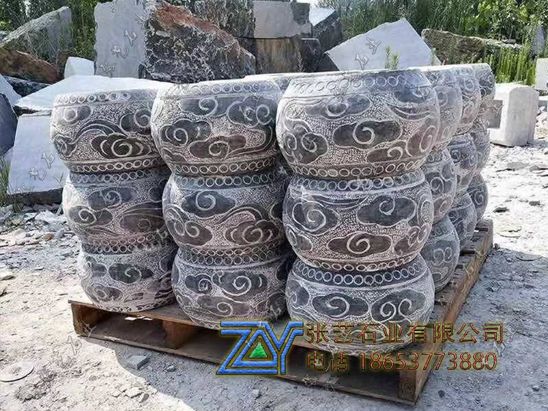 柱頂石 柱墩石、柱腳石、柱基石加工