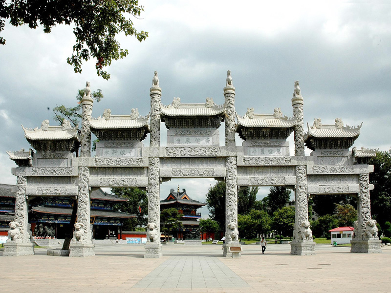 五門七樓石牌坊制作廠家