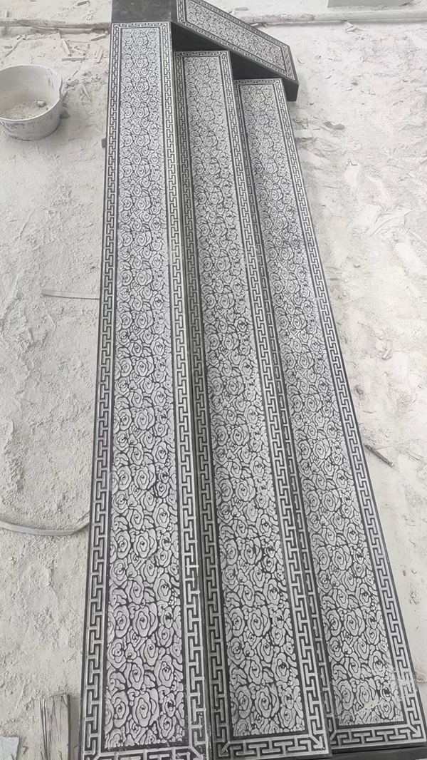 大規(guī)格祥云臺(tái)階踏步石