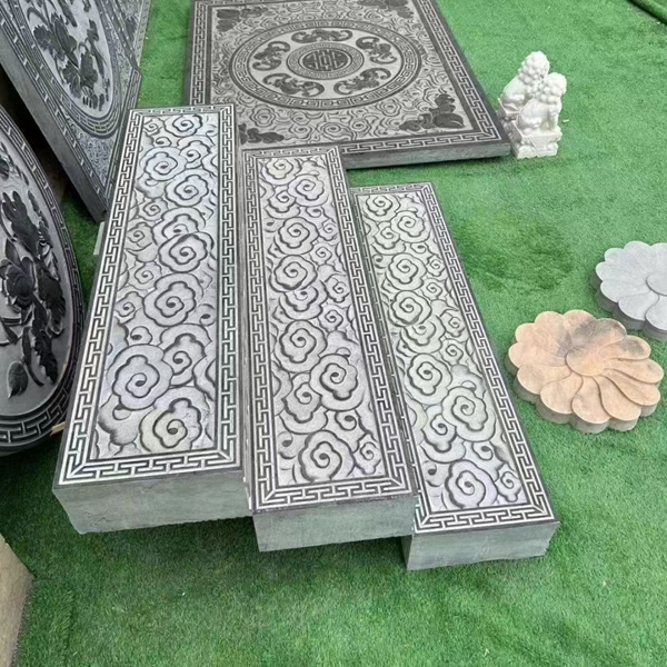 祥云浮雕臺(tái)階石